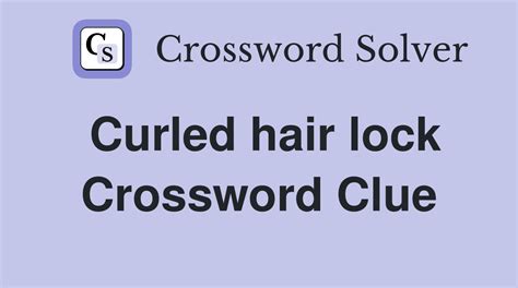 long thin length of hair crossword|long hair locks crossword.